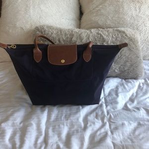Large Mulberry Longchamp Bag